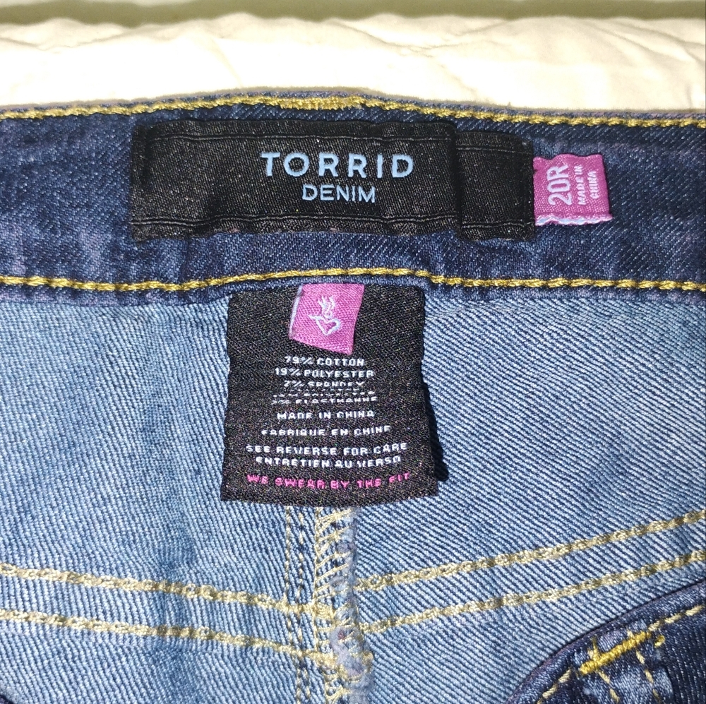 Torrid Dark Blue Denim Jeans